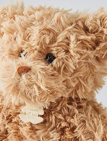 Ours en peluche beige 34 cm