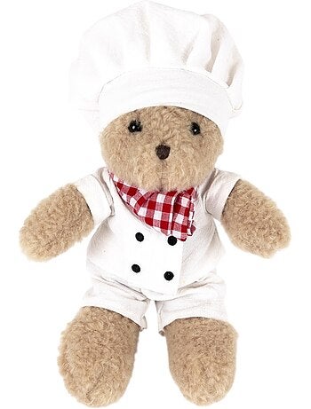 Ours en peluche morris le chef cuisinier