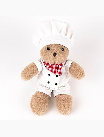 Ours en peluche morris le chef cuisinier