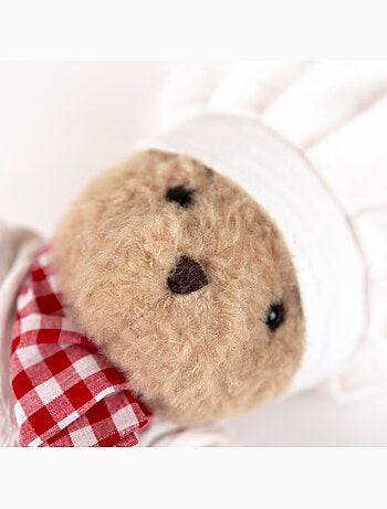 Ours en peluche morris le chef cuisinier