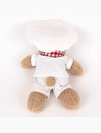 Ours en peluche morris le chef cuisinier