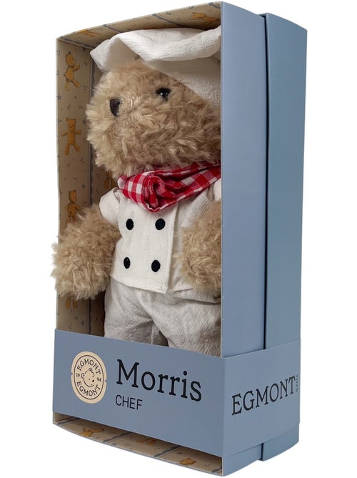 Ours en peluche Morris le chef cuisinier - Kiabi