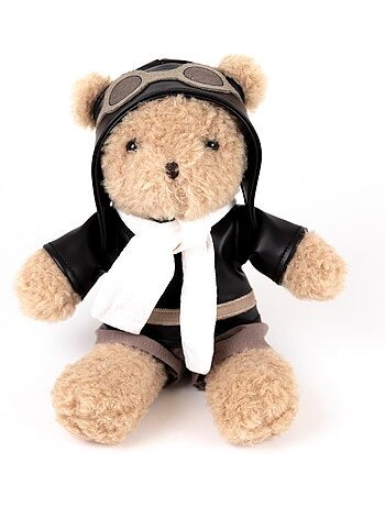 Ours en peluche Morris le pilote