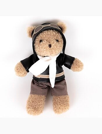 Ours en peluche Morris le pilote