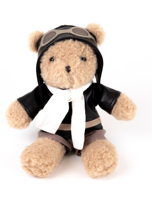 Ours en peluche Morris le pilote - Kiabi