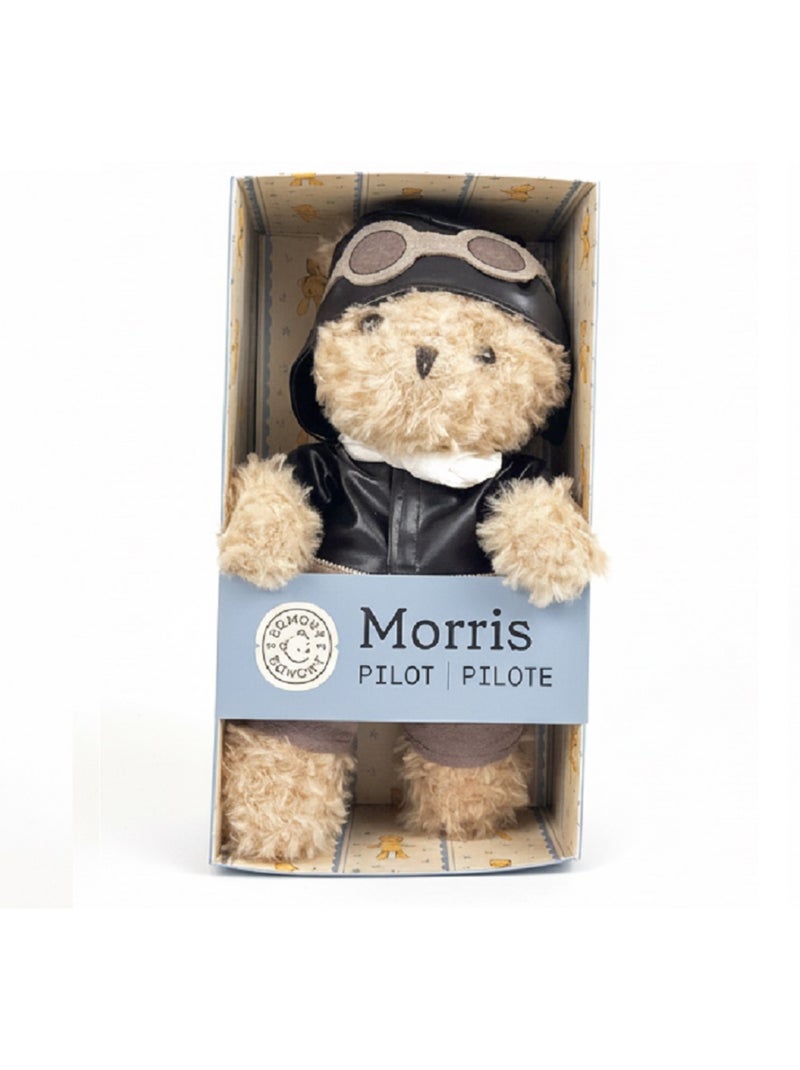Ours en peluche Morris le pilote Beige - Kiabi