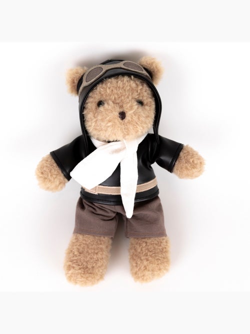 Ours en peluche Morris le pilote - Kiabi