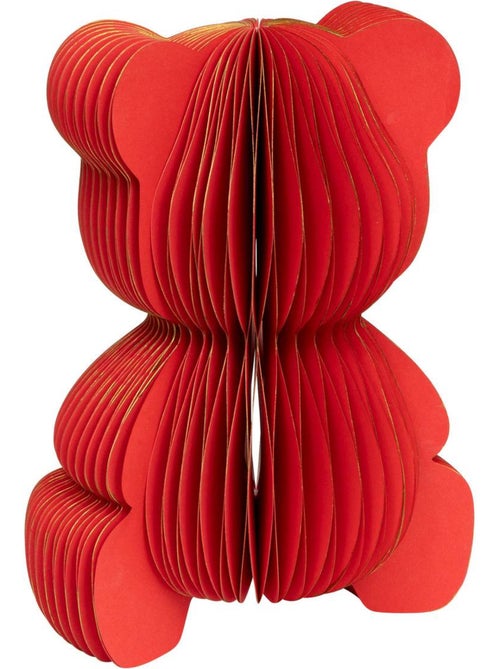 Ours papier kami rouge h30 - Kiabi