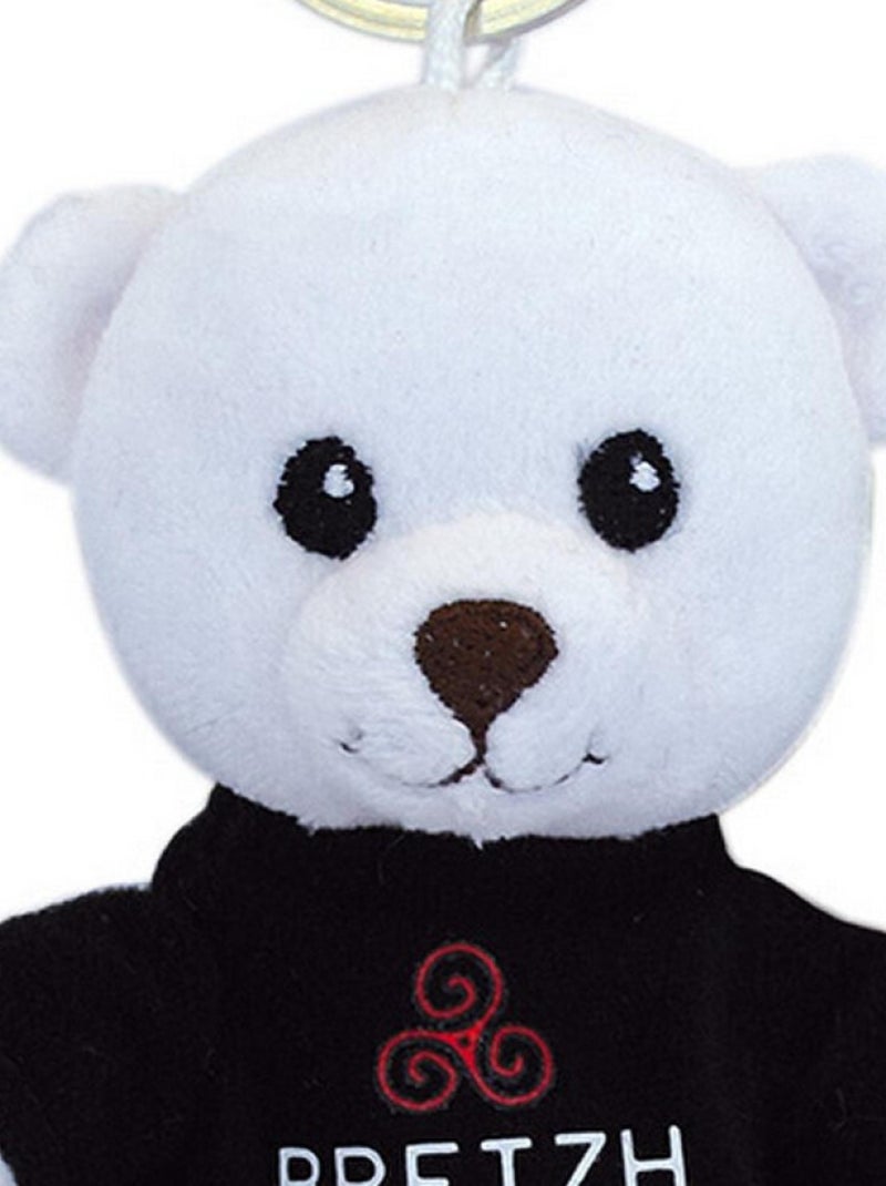 Ours porte cle en peluche  et  13cm i love breizh Multicolore - Kiabi