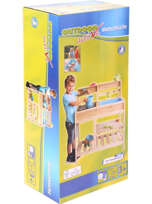 Outdoor Active Cuisine d'exterieur en bois pour enfant - Kiabi