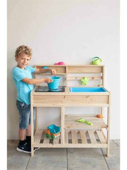 Outdoor Active Cuisine d'exterieur en bois pour enfant - Kiabi