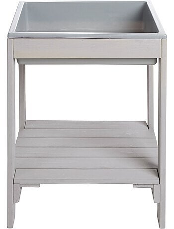 Outdoor+ table de jeu 'Tiny' - Résistant aux intempéries - Table à eau et sable - Gris