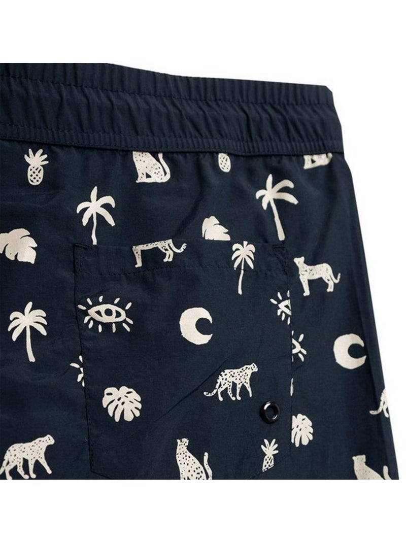 Outhorn - Short de bain motif/style Imprimé intégral Noir - Kiabi