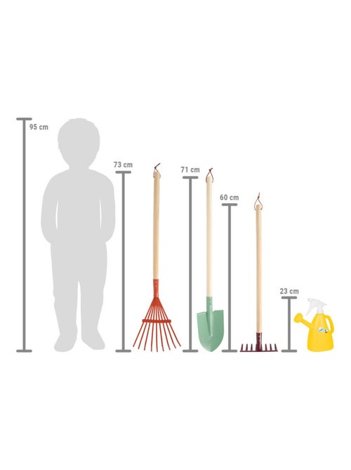 Outils de jardinage avec arrosoir Tiny Garden - Kiabi