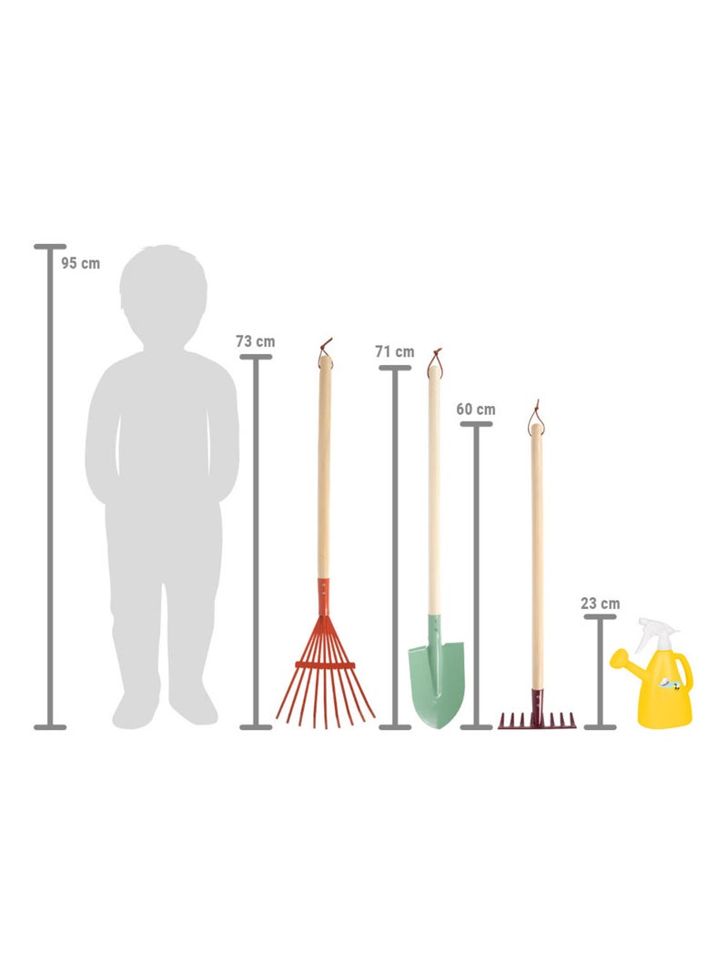 Outils de jardinage avec arrosoir Tiny Garden Jaune - Kiabi