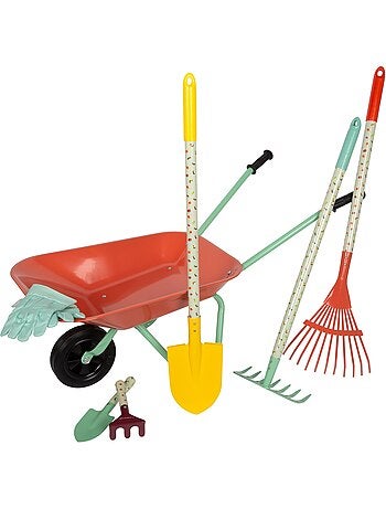 Outils de jardinage avec brouette tiny garden