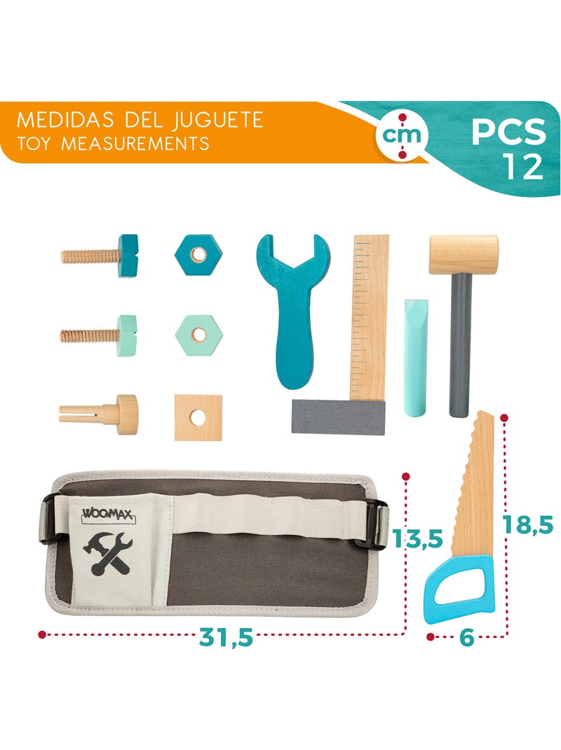 Outils en bois pour enfants WOOMAX N/A - Kiabi