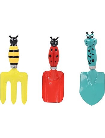 Outils jardin enfant insectes 3 pcs