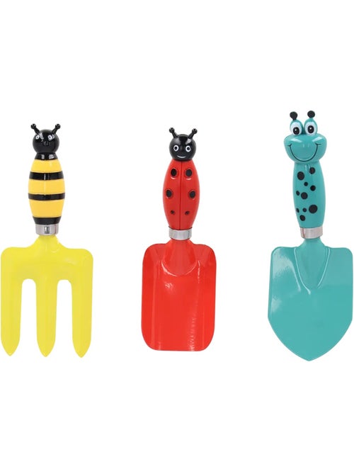 Outils jardin enfant insectes 3 pcs - Kiabi