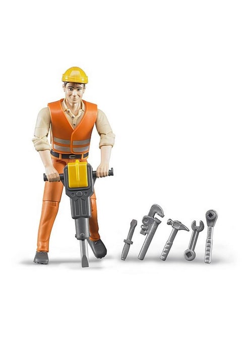 Ouvrier de chantier avec accessoires - Kiabi