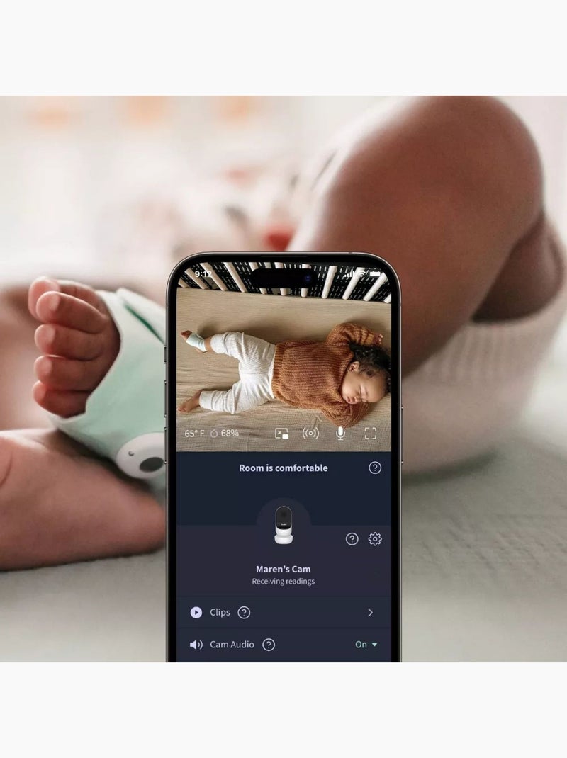 Owlet - Babyphone audio avec vidéo Bleu - Kiabi