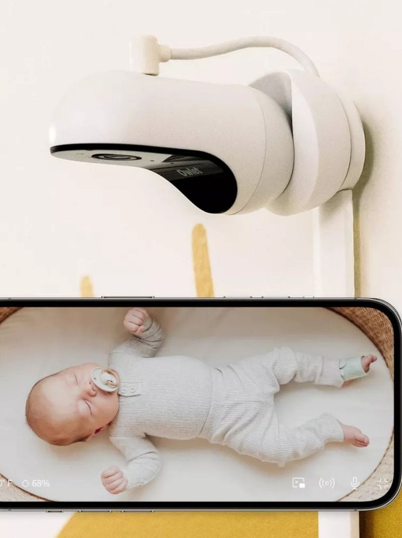 Owlet - Babyphone audio avec vidéo Bleu - Kiabi