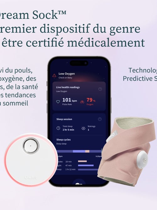 Owlet - Chaussette connectée Dream Sock - Kiabi