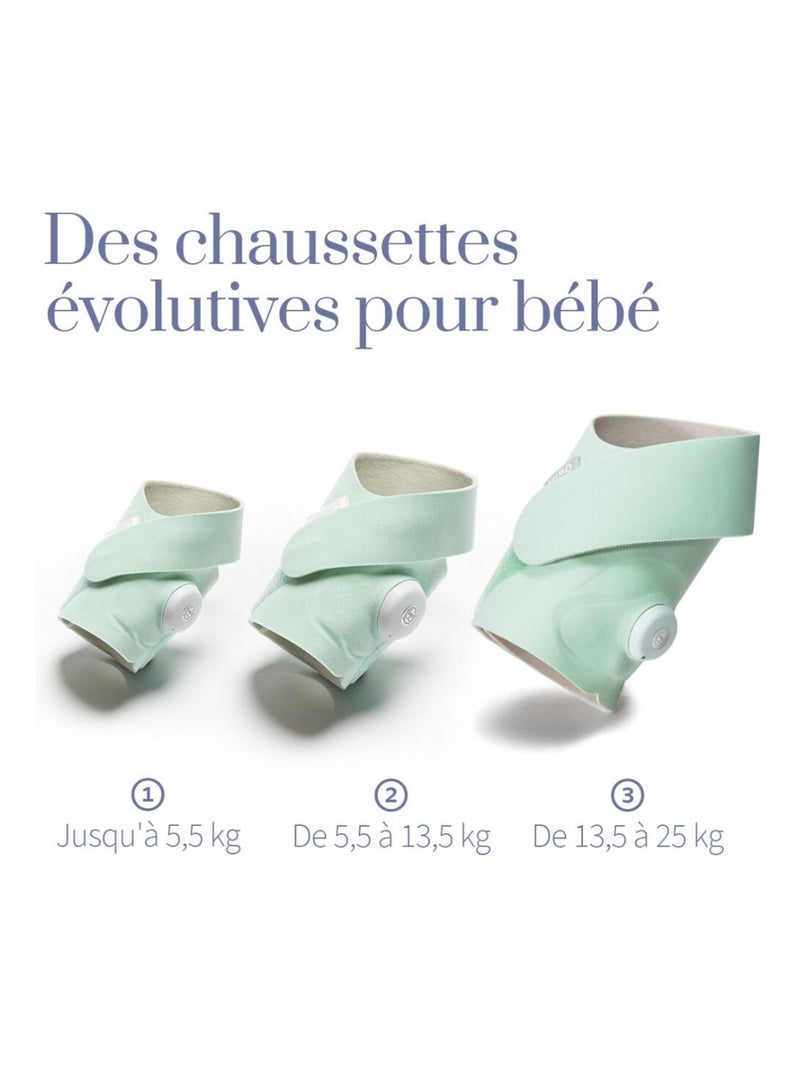 Owlet - Chaussette connectée Owlet Smart Sock Plus Vert - Kiabi