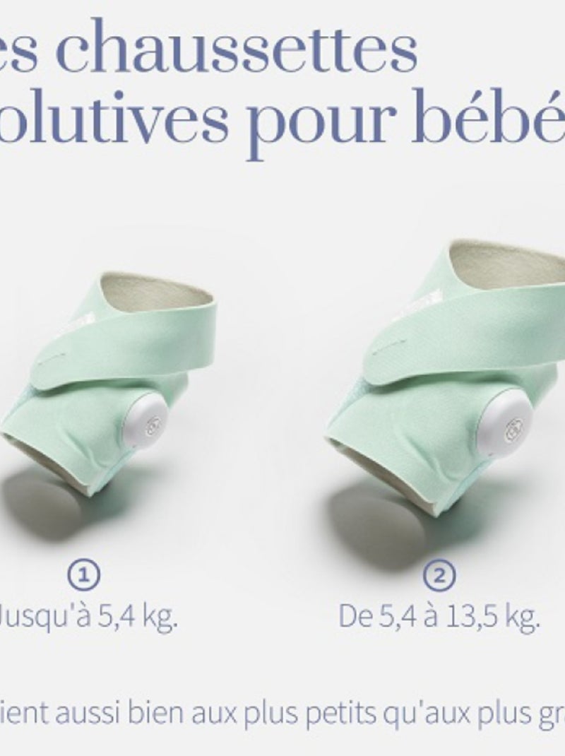 Owlet - Owlet Smart Sock 3 Vert d'eau - Kiabi