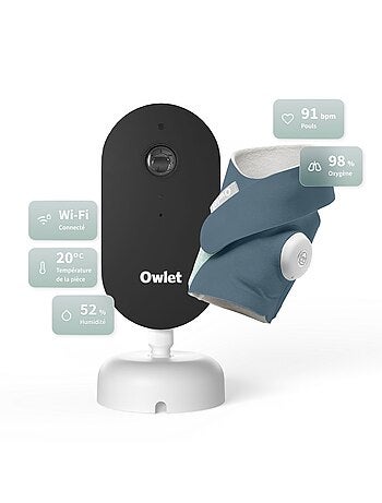 Owlet - Pack chaussette connectée + caméra de surveillance