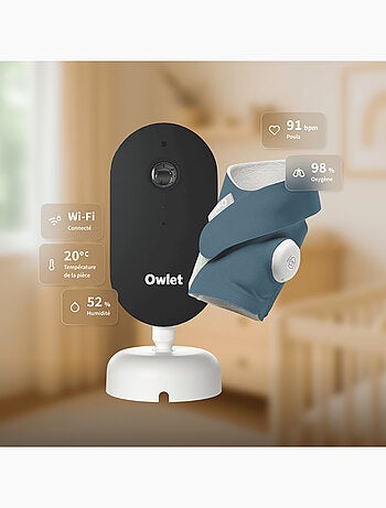 Owlet - Pack chaussette connectée + caméra de surveillance