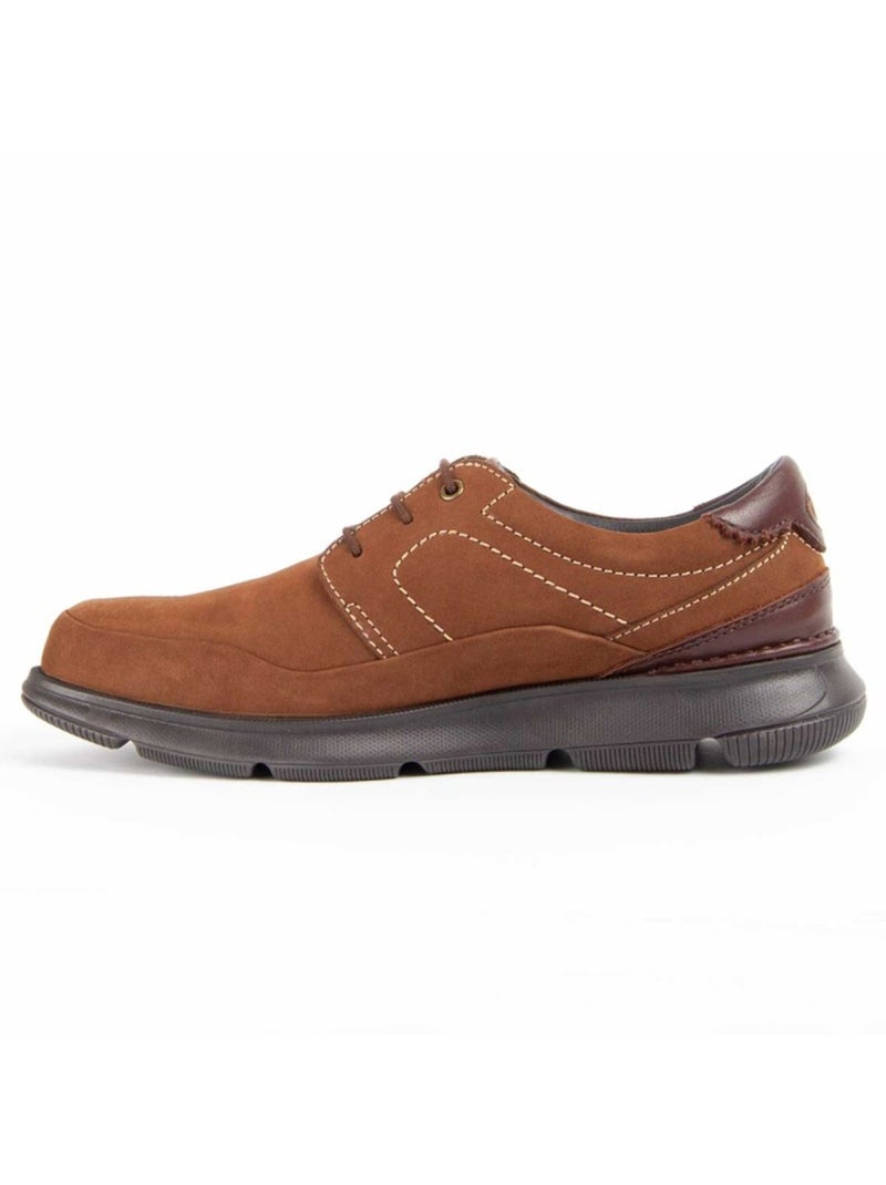 Oxford Cuir Naturel Purapiel Marron - Kiabi