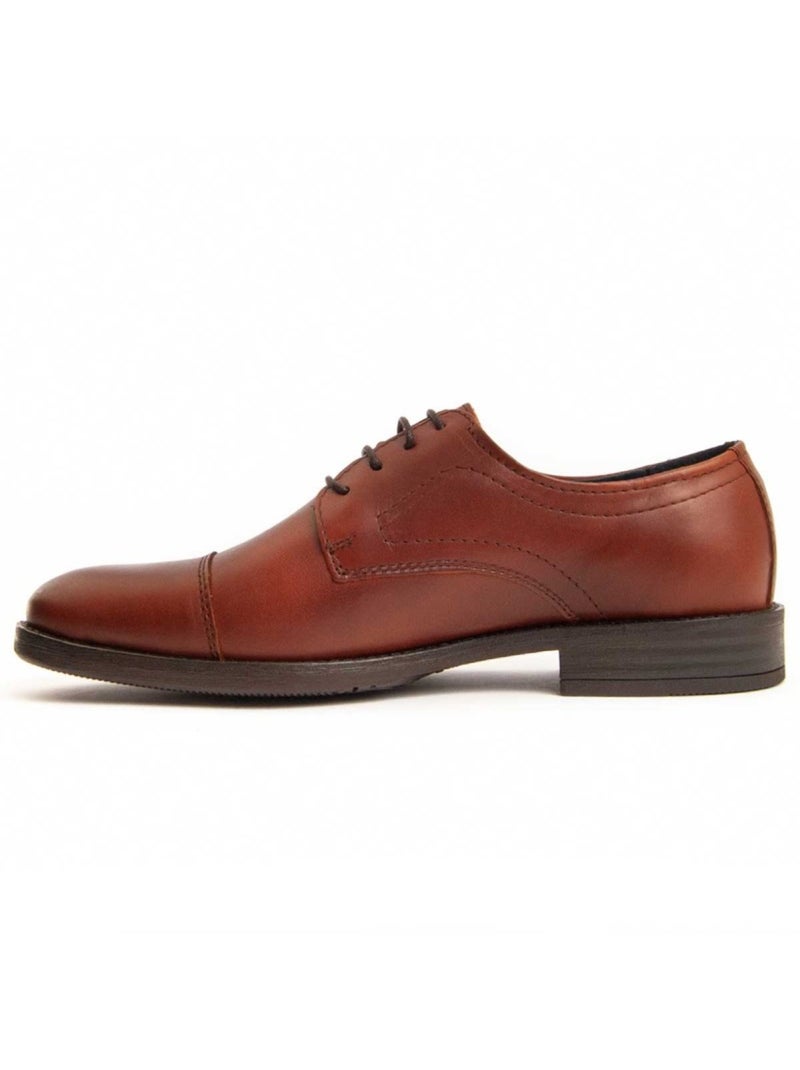 Oxford Cuir Naturel Purapiel Marron - Kiabi
