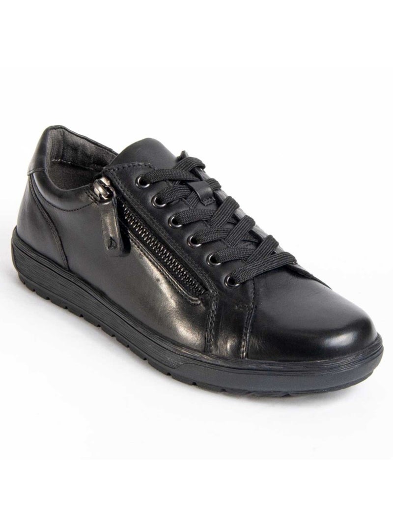 Oxford Cuir Naturel Purapiel Noir - Kiabi