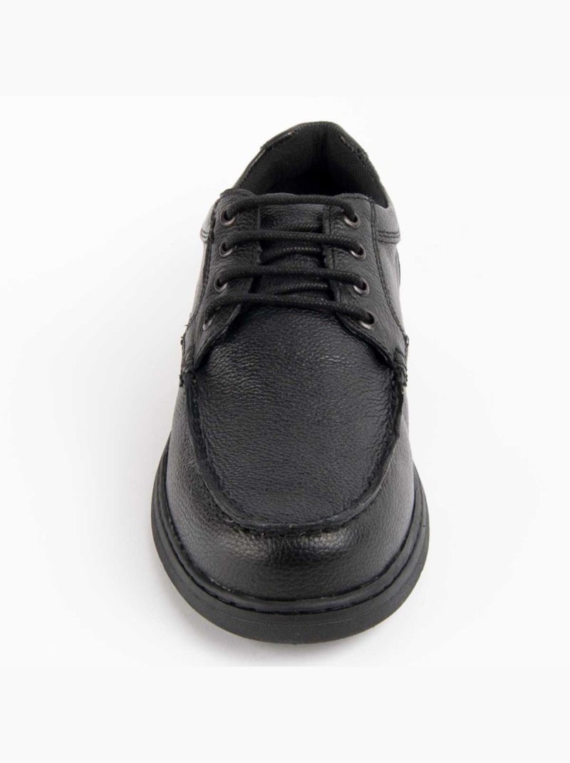Oxford Cuir Naturel Purapiel Noir - Kiabi