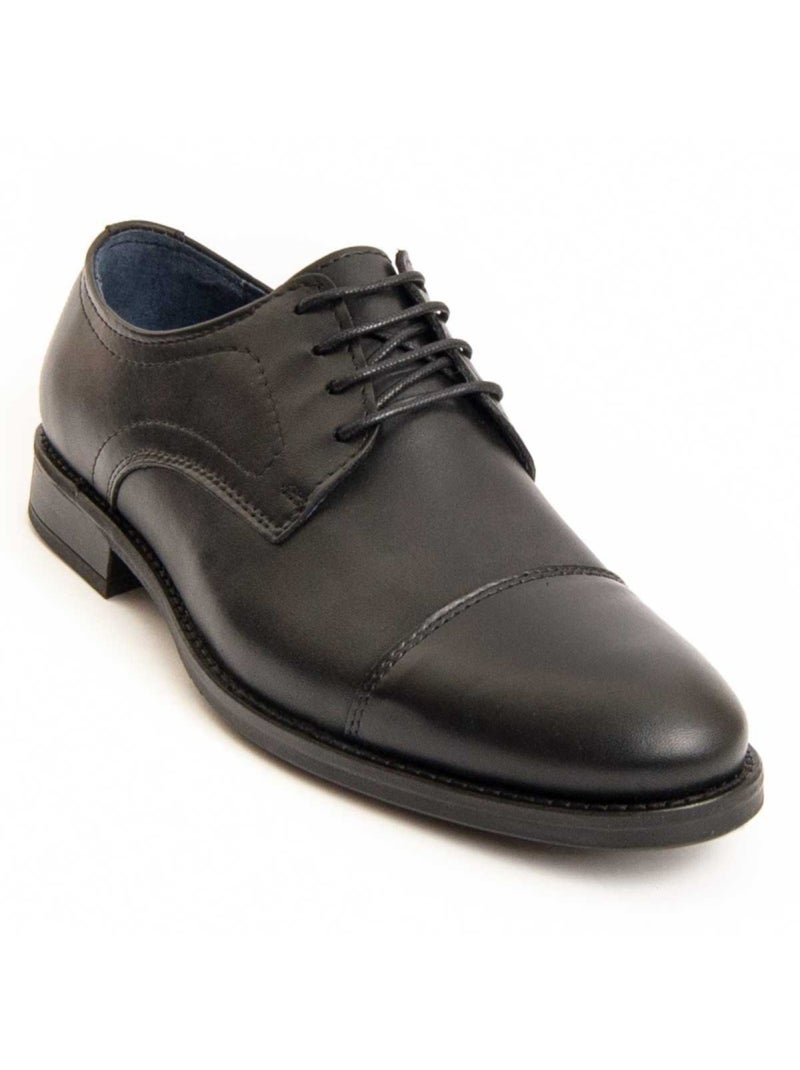 Oxford Cuir Naturel Purapiel Noir - Kiabi