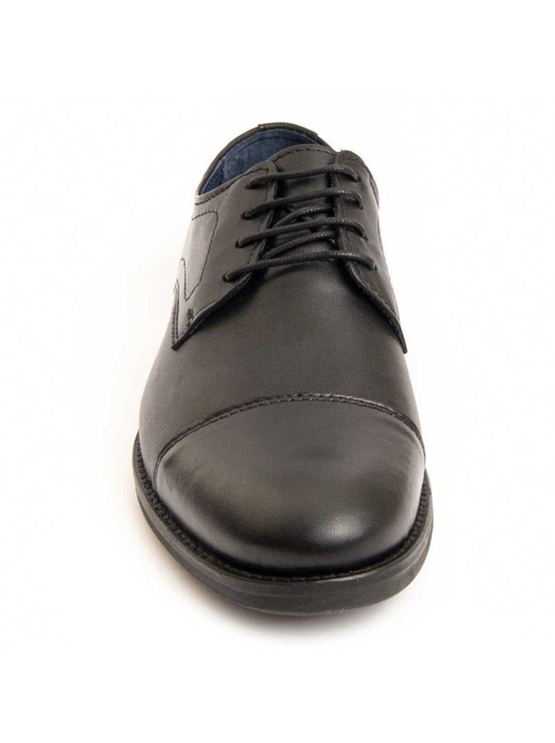 Oxford Cuir Naturel Purapiel Noir - Kiabi