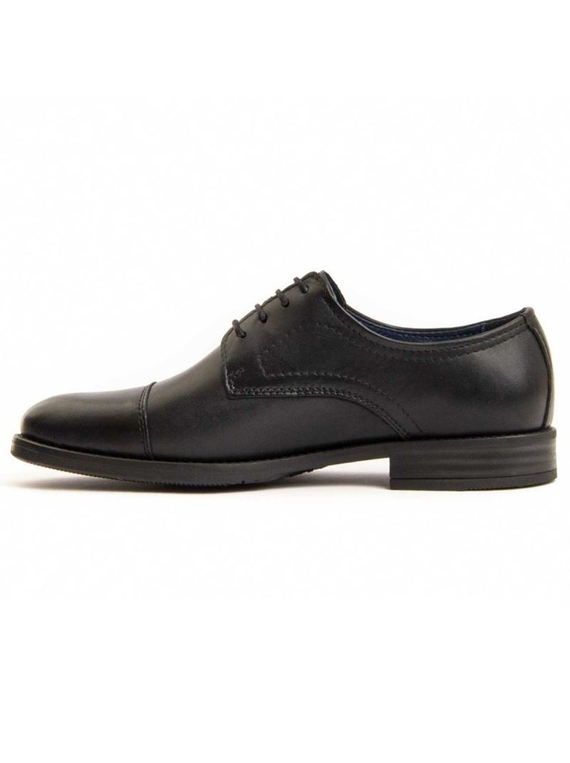 Oxford Cuir Naturel Purapiel Noir - Kiabi