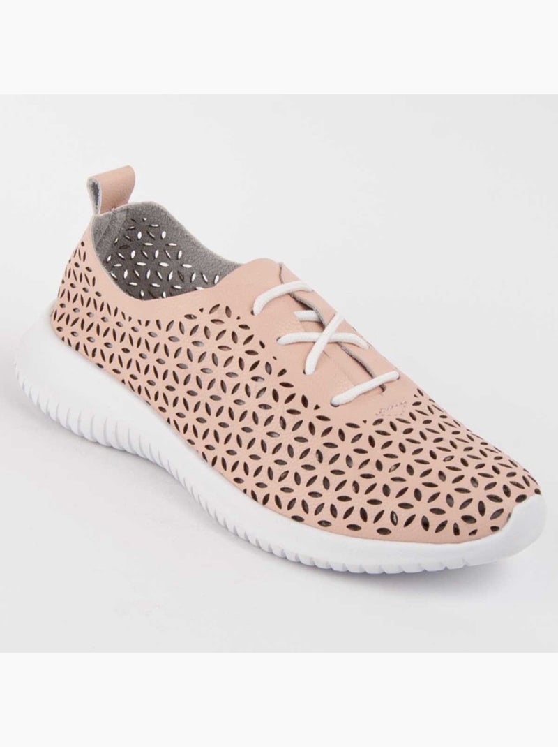 Oxford Cuir Naturel Purapiel Rose - Kiabi