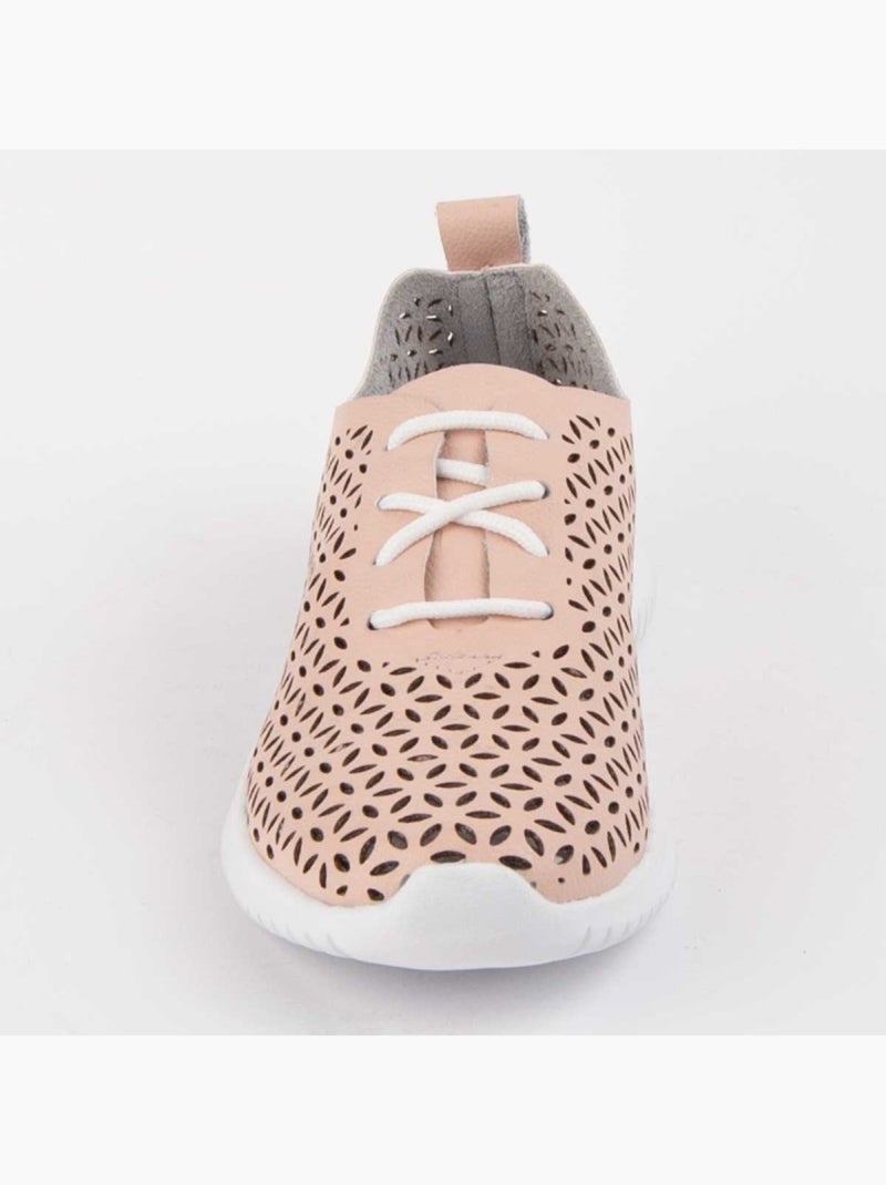 Oxford Cuir Naturel Purapiel Rose - Kiabi