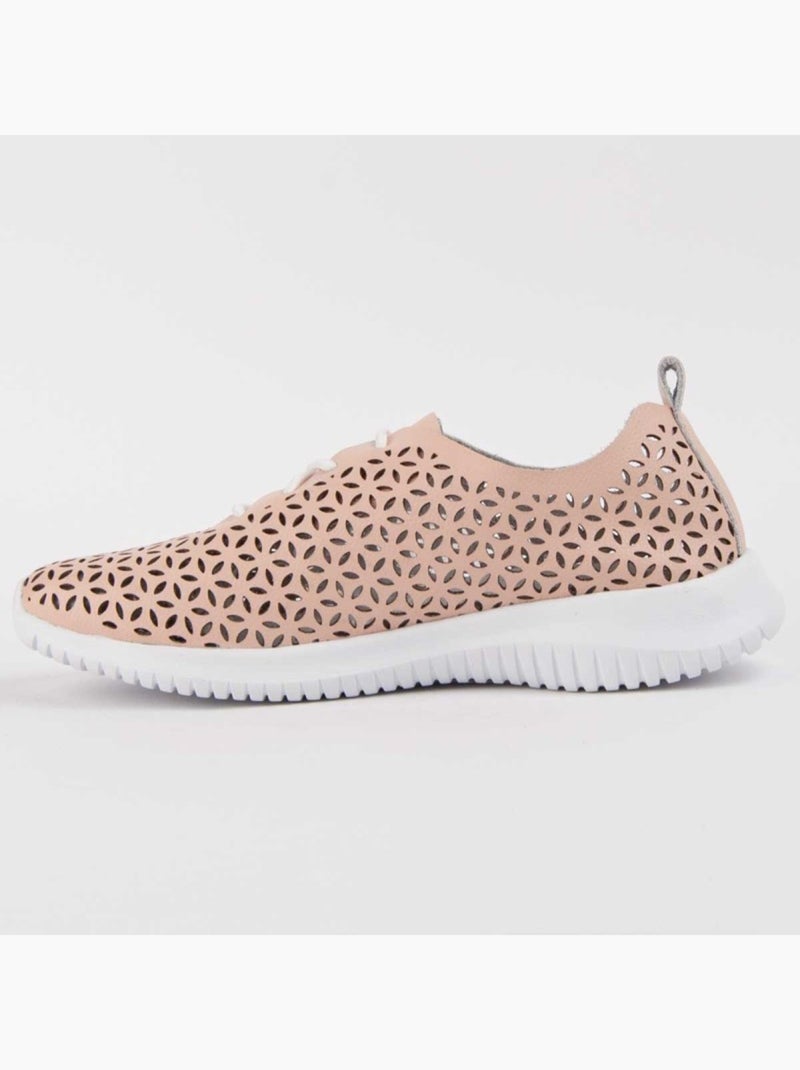 Oxford Cuir Naturel Purapiel Rose - Kiabi