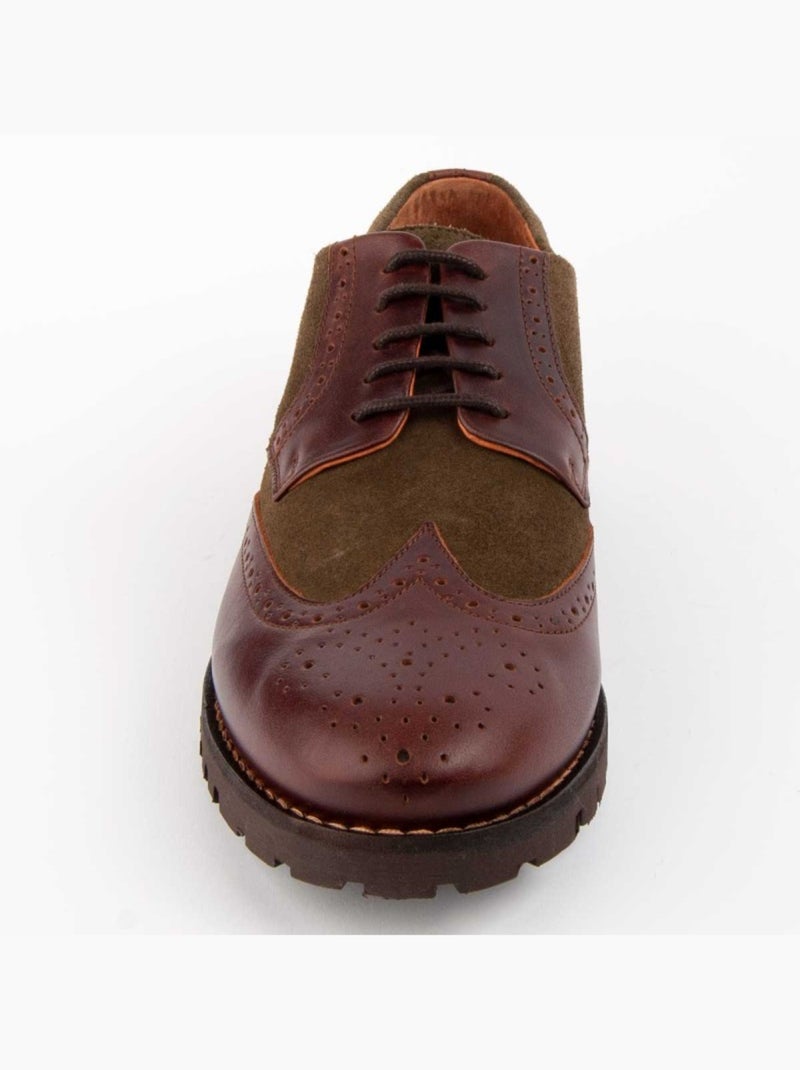 Oxford Cuir Naturel Purapiel Vert - Kiabi