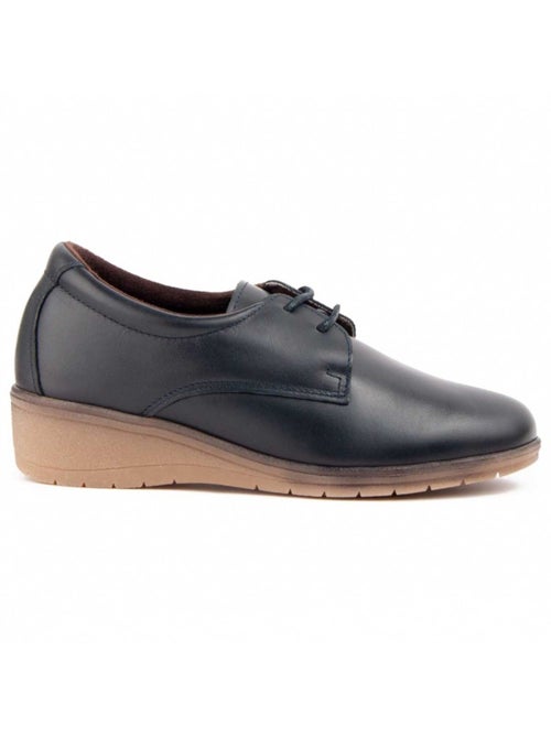 Oxford Wedge Cuir Naturel Purapiel - Kiabi
