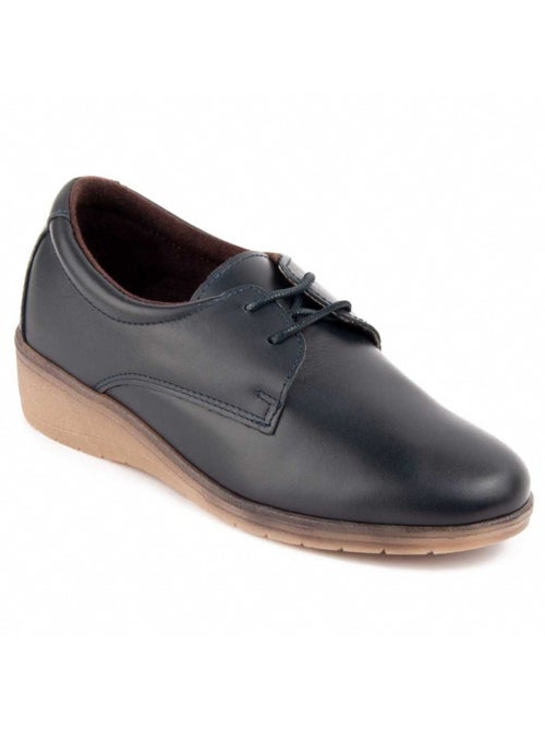 Oxford Wedge Cuir Naturel Purapiel - Kiabi