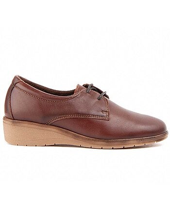 Oxford Wedge Cuir Naturel Purapiel