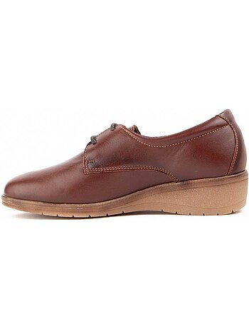 Oxford Wedge Cuir Naturel Purapiel