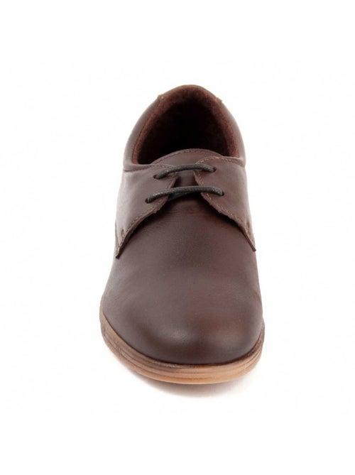 Oxford Wedge Cuir Naturel Purapiel - Kiabi