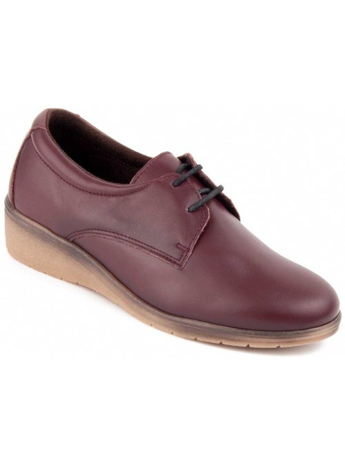 Oxford Wedge Cuir Naturel Purapiel - Kiabi
