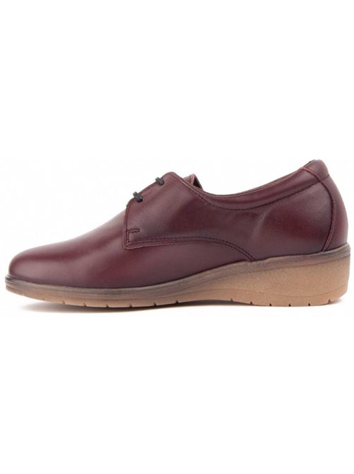 Oxford Wedge Cuir Naturel Purapiel - Kiabi