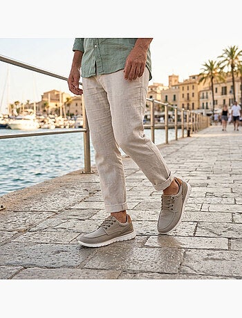 OZABI Basket homme confort semelle souple style bateau